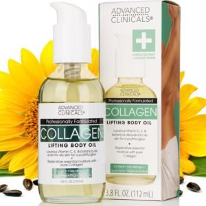 Collagen body oil for deep hydration and smooth, radiant skin