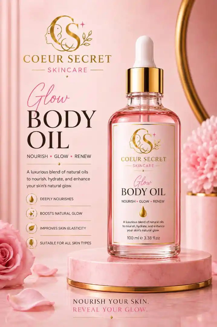 20ml nourishing body oil for soft and smooth skin